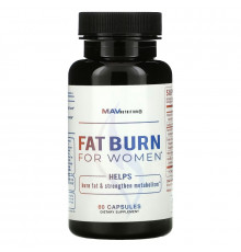 MAV Nutrition, Fat Burn For Women, 60 Capsules