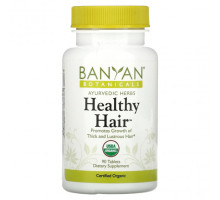 Для здоровья кожи Banyan Botanicals, Здоровые волосы, 90 таблеток
