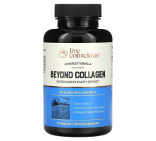 Для мышц и суставов Live Conscious, Beyond Collagen с биотином и витамином C, 1300 мг, 90 капсул
