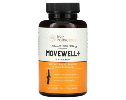Гиалуроновая кислота Movewell+, 30 Softgels Гиалуроновая кислота Movewell+, 30 Softgels