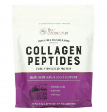 Live Conscious, Collagen Peptides, Unflavored, 16 oz (454 g)