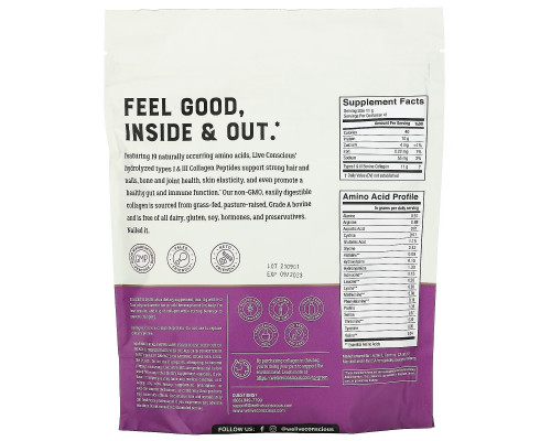 Live Conscious, Collagen Peptides, Unflavored, 16 oz (454 g) Live Conscious, Collagen Peptides, Unflavored, 16 oz (454 g)