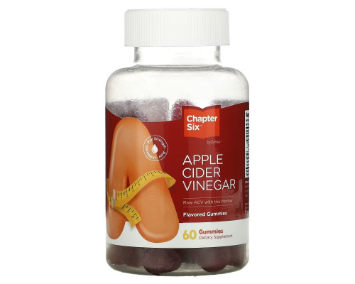 Chapter Six, Apple Cider Vinegar, 60 Gummies Chapter Six, Apple Cider Vinegar, 60 Gummies