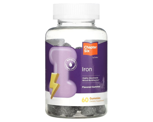 Chapter Six, Iron, Flavored, 60 Gummies Chapter Six, Iron, Flavored, 60 Gummies