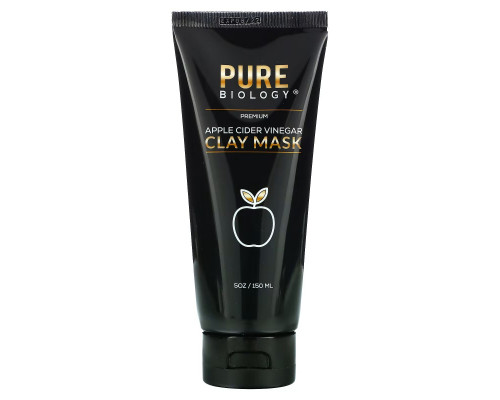 Pure Biology, Apple Cider Vinegar Clay Beauty Mask, 5 oz (150 ml) Pure Biology, Apple Cider Vinegar Clay Beauty Mask, 5 oz (150 ml)