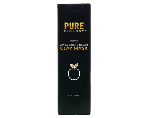 Pure Biology, Apple Cider Vinegar Clay Beauty Mask, 5 oz (150 ml) Pure Biology, Apple Cider Vinegar Clay Beauty Mask, 5 oz (150 ml)