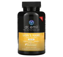 Dr. Emil Nutrition, Lion's Mane Smart Shrooms, 2100 мг, 90 растительных капсул