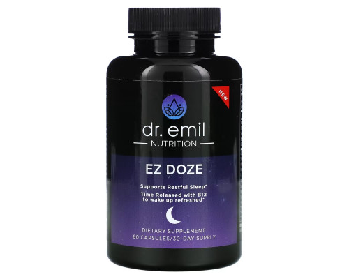 Dr. Emil Nutrition, EZ DOZE, 60 Capsules Dr. Emil Nutrition, EZ DOZE, 60 Capsules