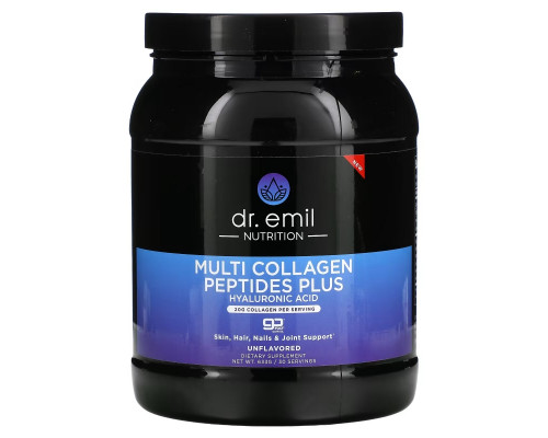 Dr. Emil Nutrition, Multi Collagen Peptides Plus, Unflavored, 663 g Dr. Emil Nutrition, Multi Collagen Peptides Plus, Unflavored, 663 g