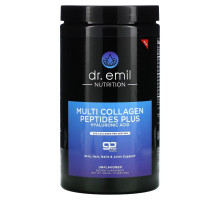 Dr. Emil Nutrition, Multi Collagen Peptides Plus Hyaluronic Acid Powder, Unflavored, 316.5 g