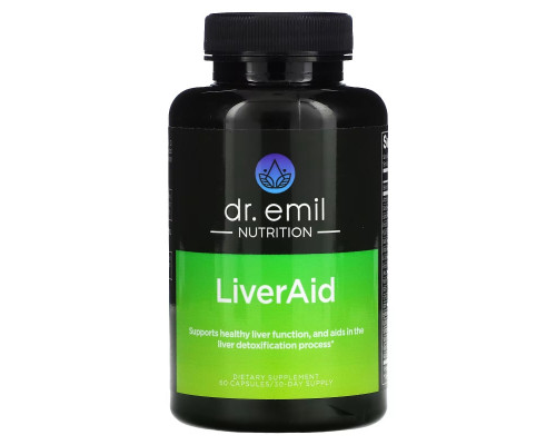 Dr. Emil Nutrition, LiverAid, 60 Capsules Dr. Emil Nutrition, LiverAid, 60 Capsules
