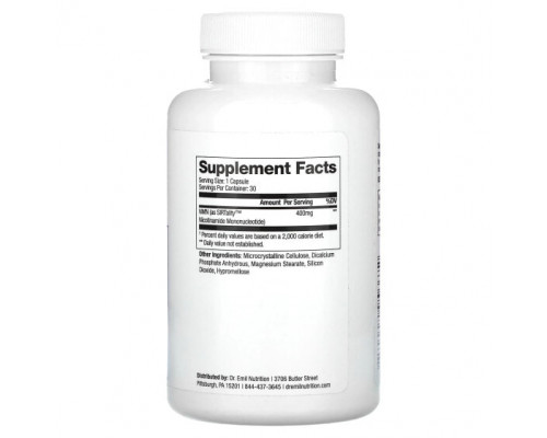 Витамины группы B NMN, 400 mg, 30 Capsules Витамины группы B NMN, 400 mg, 30 Capsules