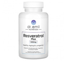 Ресвератрол Dr. Emil Nutrition, Ресвератрол плюс, 250 мг, 60 капсул