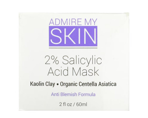 Admire My Skin, 2% Salicylic Acid Beauty Mask, 2 fl oz (60 ml) Admire My Skin, 2% Salicylic Acid Beauty Mask, 2 fl oz (60 ml)