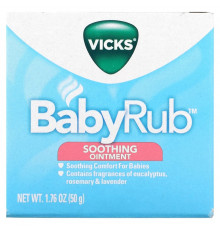 Vicks, Baby Rub, Soothing Ointment, 1.76 oz (50 g)
