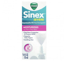 От аллергии Vicks, Sinex Severe, увлажняющий спрей, 15 мл (0,5 жидк. унции)