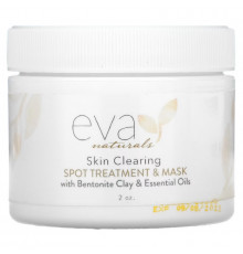 Eva Naturals, Skin Clearing, Spot Treatment & Mask, 2 oz