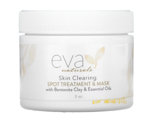 Eva Naturals, Skin Clearing, Spot Treatment & Mask, 2 oz Eva Naturals, Skin Clearing, Spot Treatment & Mask, 2 oz