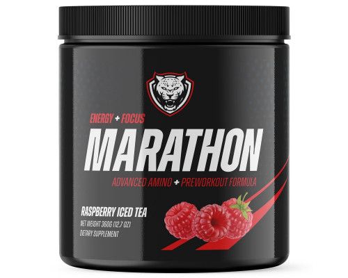 6AM Run, Marathon, Advanced Amino + Preworkout Formula, Raspberry Iced Tea, 12.7 oz (360 g) 6AM Run, Marathon, Advanced Amino + Preworkout Formula, Raspberry Iced Tea, 12.7 oz (360 g)