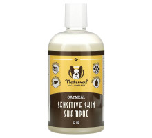 Natural Dog Company, Шампунь для чувствительной кожи, без отдушек, с овсянкой, 12 унций