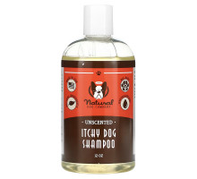 Natural Dog Company, Без запаха, шампунь против зуда для собак, 12 унций