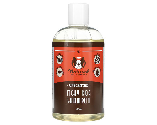 Natural Dog Company, Без запаха, шампунь против зуда для собак, 12 унций Natural Dog Company, Без запаха, шампунь против зуда для собак, 12 унций