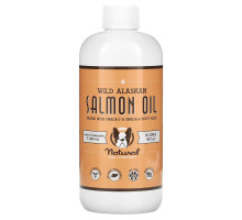 Natural Dog Company, Wild Alaskan Salmon Oil, All Ages, Delicious Salmon, 16 oz (473 ml)