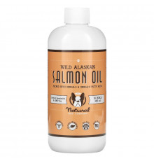 Natural Dog Company, Wild Alaskan Salmon Oil, All Ages, Delicious Salmon, 16 oz (473 ml)