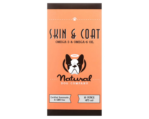 Natural Dog Company, Skin & Coat, Omega-3 & Omega-6 Oil, 16 oz (473 ml) Natural Dog Company, Skin & Coat, Omega-3 & Omega-6 Oil, 16 oz (473 ml)
