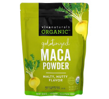 Viva Naturals, Organic Gelatinized Maca Powder, 1 lb (454 g)