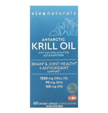 Рыбий жир и Омега 3, 6, 9 Antarctic Krill Oil with Astaxanthin, 60 Caplique Capsules