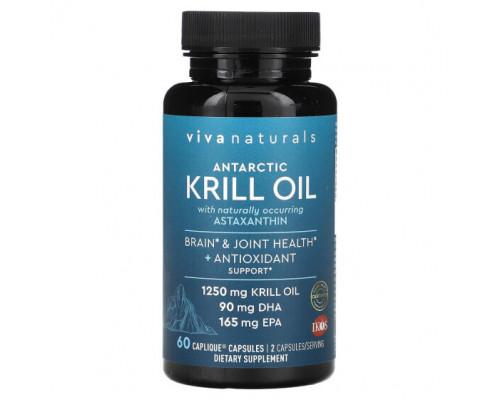 Рыбий жир и Омега 3, 6, 9 Antarctic Krill Oil with Astaxanthin, 60 Caplique Capsules Рыбий жир и Омега 3, 6, 9 Antarctic Krill Oil with Astaxanthin, 60 Caplique Capsules