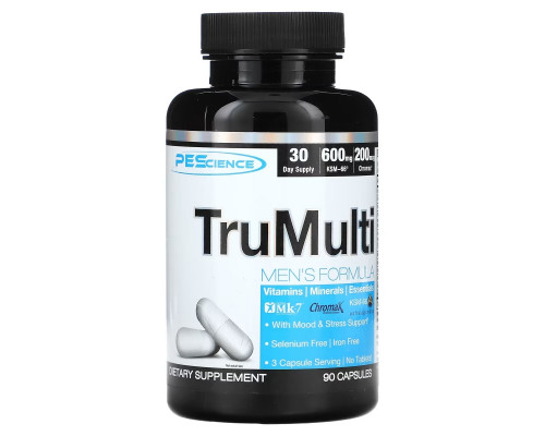 PEScience, TruMulti, Men's Formula, 90 Capsules PEScience, TruMulti, Men's Formula, 90 Capsules