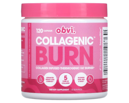 Obvi, Collagenic Burn, 120 Capsules Obvi, Collagenic Burn, 120 Capsules