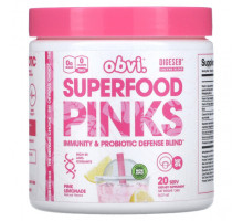 Пребиотики и пробиотики Superfood Pinks, Pink Lemonade, 4.37 oz (124 g)
