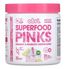 Пребиотики и пробиотики Superfood Pinks, Pink Lemonade, 4.37 oz (124 g)