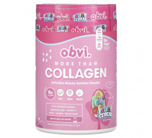 Для мышц и суставов Obvi, More Than Collagen, All-In-One Beauty Nutrition Powder, Fruity Cereal, 12.56 oz (356 g)