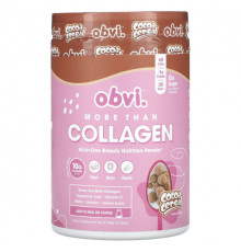 Для мышц и суставов Obvi, More Than Collagen, All-In-One Beauty Nutrition Powder, Cocoa Cereal, 13.68 oz (388 g)