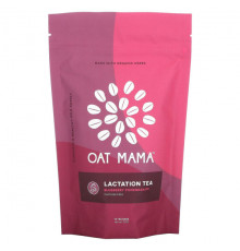 Травяные сборы и чаи Oat Mama, Lactation Tea, голубика и гранат, без кофеина, 14 чайных пакетиков, 32 г