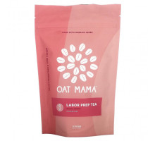 Травяные сборы и чаи Oat Mama, Labor Prep Tea, персик и ягоды, 14 чайных пакетиков, 32 г