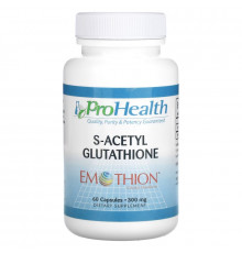 ProHealth Longevity, Emothion, S-Acetyl Glutathione, 300 mg, 60 Capsules