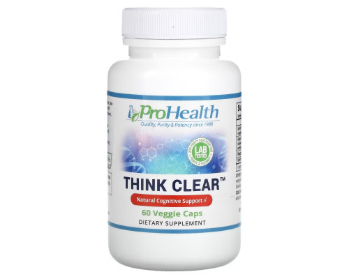 ProHealth Longevity, Think Clear, 60 Veggie Caps ProHealth Longevity, Think Clear, 60 Veggie Caps