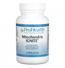 ProHealth Longevity, Mitochondria Ignite, 675 mg, 90 Tablets