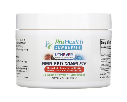 ProHealth Longevity, NMN Pro Complete, 75 g ProHealth Longevity, NMN Pro Complete, 75 g