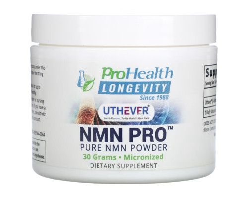 ProHealth Longevity, NMN Pro, Pure NMN Powder, 1,000 mg, 30 g ProHealth Longevity, NMN Pro, Pure NMN Powder, 1,000 mg, 30 g