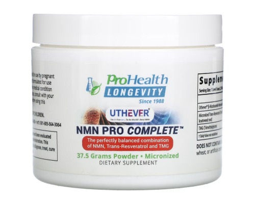 ProHealth Longevity, NMN Pro Complete, 37,5 г ProHealth Longevity, NMN Pro Complete, 37,5 г