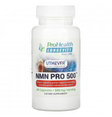 ProHealth Longevity, NMN Pro 500, 250 mg, 60 Capsules