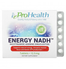 ProHealth Longevity, Energy NADH, 12.5 mg, 90 Tablets