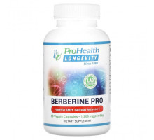 Фрукты и ягоды ProHealth Longevity, Berberine Pro, 600 мг, 60 растительных капсул