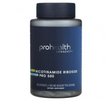 Витамины группы B ProHealth Longevity, Никотинамид рибозид про 500, 250 мг, 60 капсул